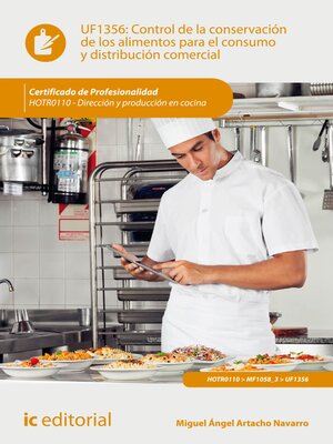 cover image of Control de la conservación de los alimentos para el consumo y distribución comercial. HOTR0110